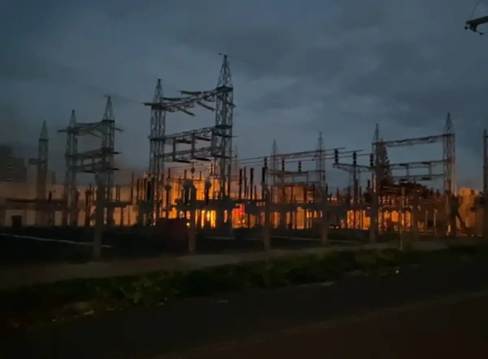 Furto de cabos pode ter sido a causa da explosão — Foto: Redes Sociais
