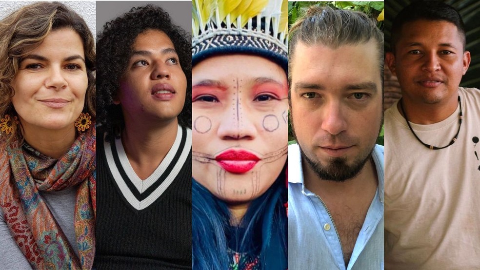 Vanessa Hasson de Oliveira, Vitória Pinheiro, Narubia Werreria, Laurent Troost e Maickson Serrão — Foto: Divulgação