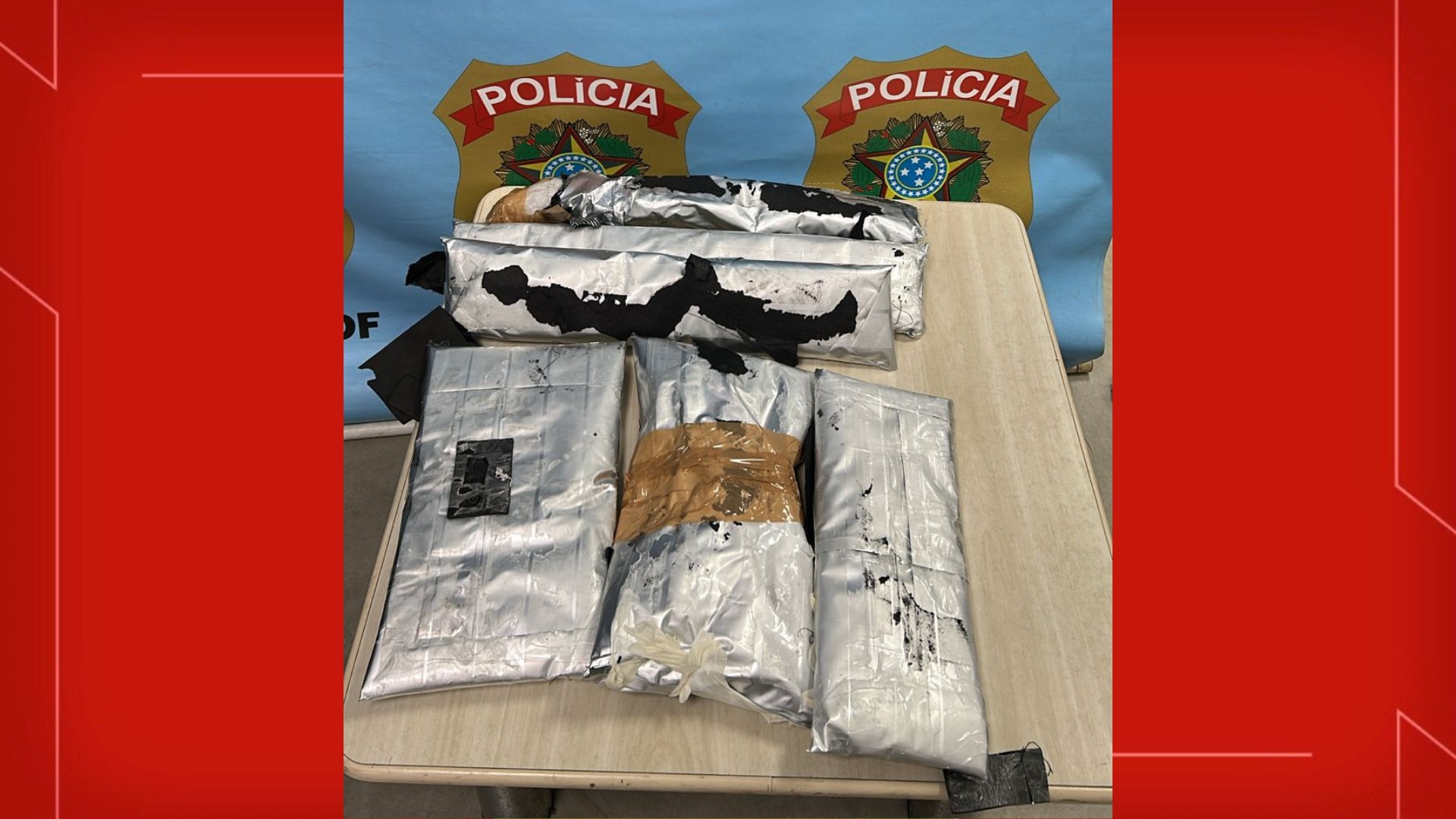 Passageiro com 6,5 kg de metanfetamina é preso no Aeroporto de Brasília pela PF