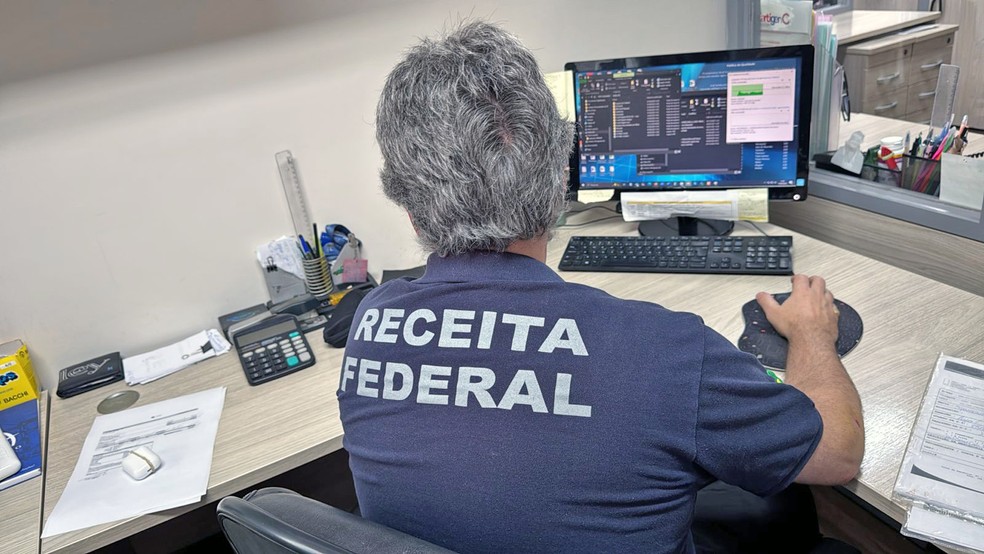 Receita Federal faz vistoria na Operação Cadeia de Carbono — Foto: Divulgação/Receita Federal