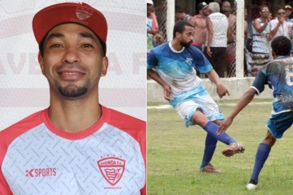 Fábio Cordeiro da Silva passou por diversos times do futebol de várzea do litoral paulista — Foto: Reprodução