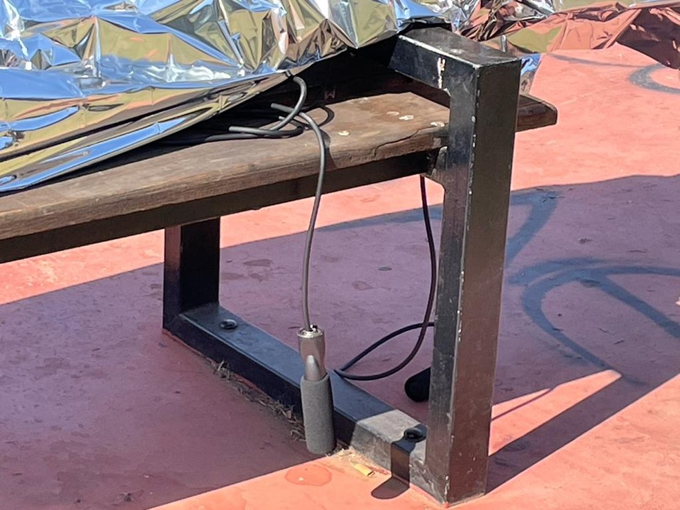 Jovem estava pulando corda quando passou mal — Foto: TVCA