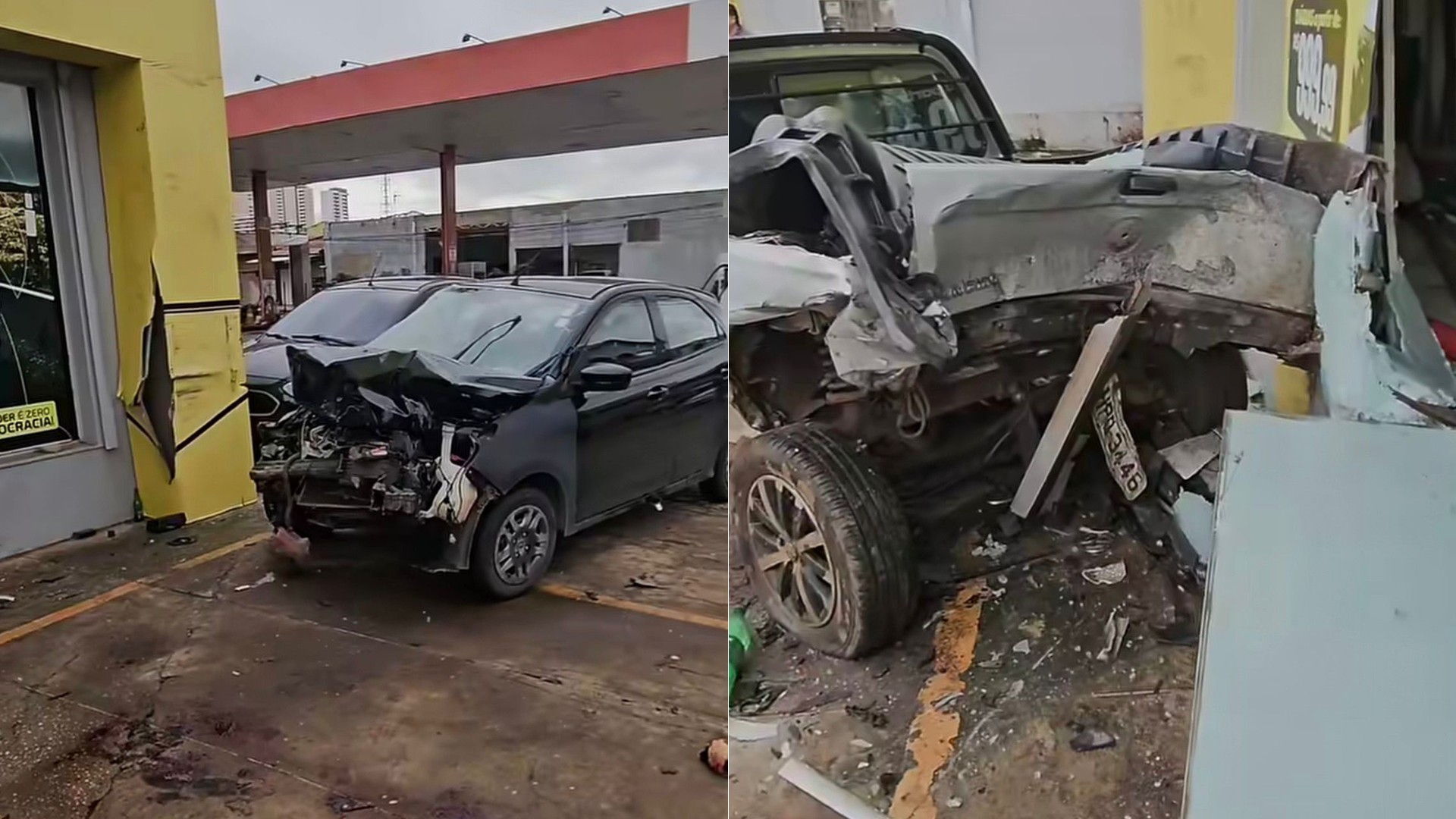 VÍDEO: Jovem morre após ser arremessado de carro durante colisão em Imperatriz; vítima não usava cinto de segurança