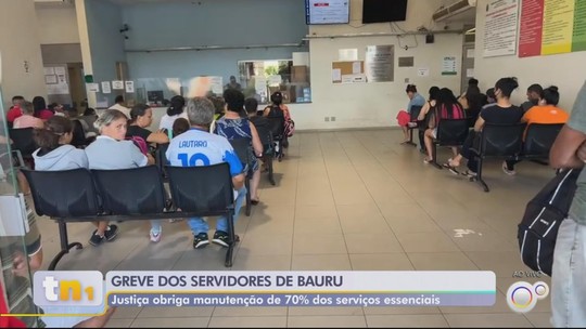 Justiça concede liminar à Prefeitura de Bauru e determina retorno parcial de servidores durante greve - Programa: TEM Notícias 1ª Edição – Bauru/Marília 