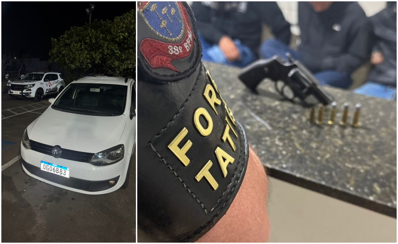 Após denúncia de disparo de arma, PM persegue carro em rodovia e prende homem