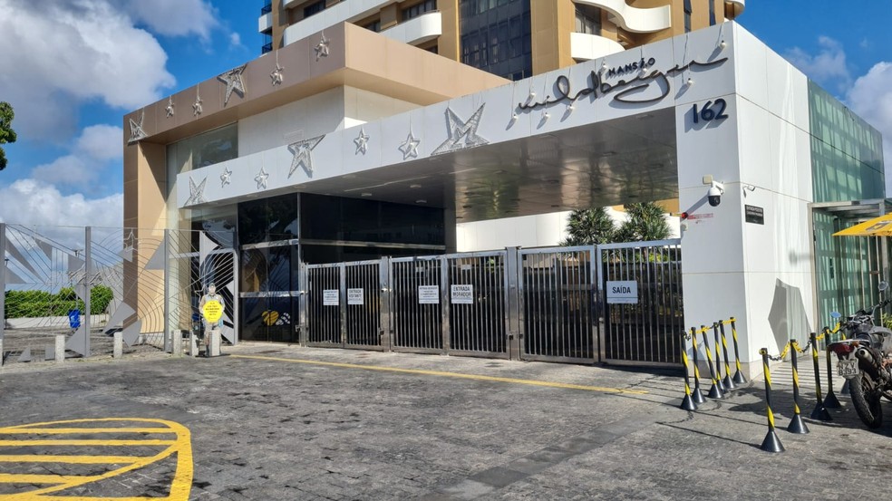 Fachada da Mansão Windberger, no Corredor da Vitória, em Salvador — Foto: Rildo de Jesus/ TV Bahia