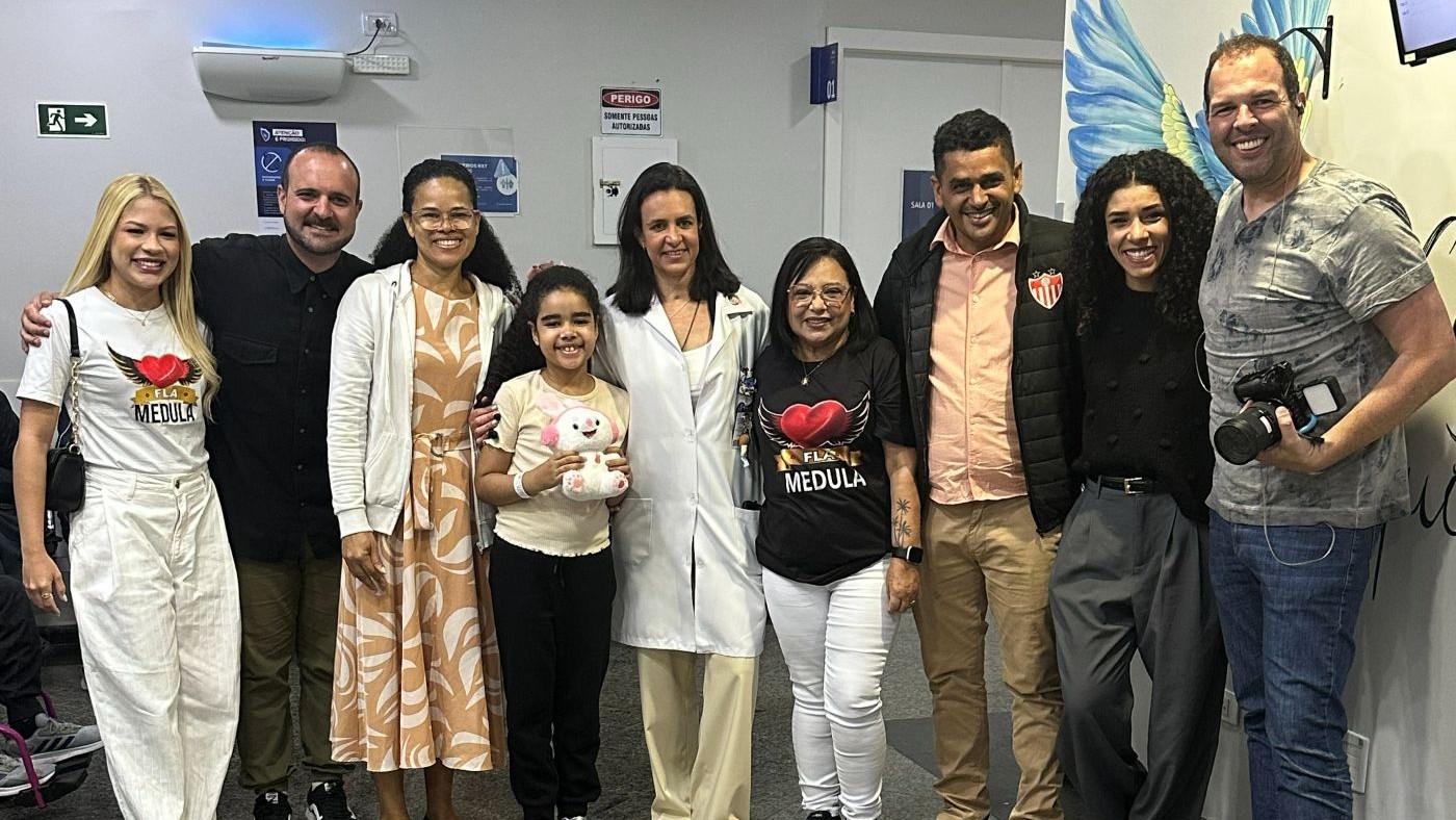 Transplante de medula óssea: reencontro marca confirmação da cura no Erastinho