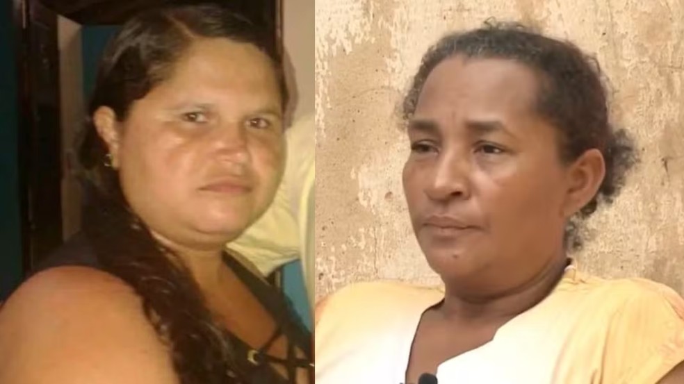 Maria Jocilene da Silva e Maria dos Aflitos Silva — Foto: Reprodução