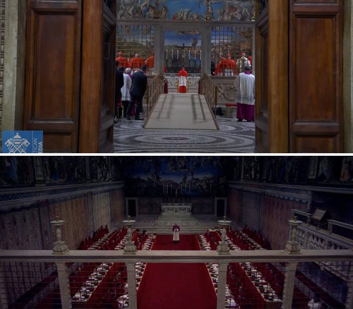 'Conclave' x realidade: compare o momento em que os cardeais se reúnem para a votação