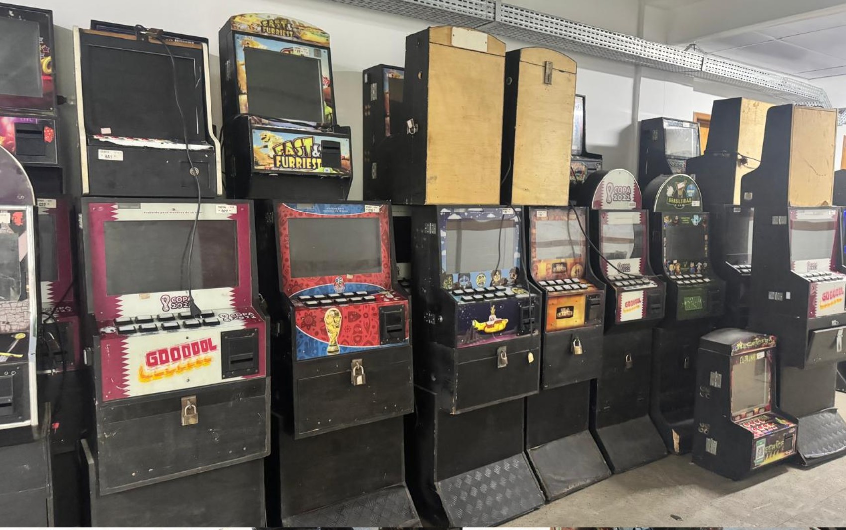 Apreensão de máquinas caça-níqueis em Feira de Santana