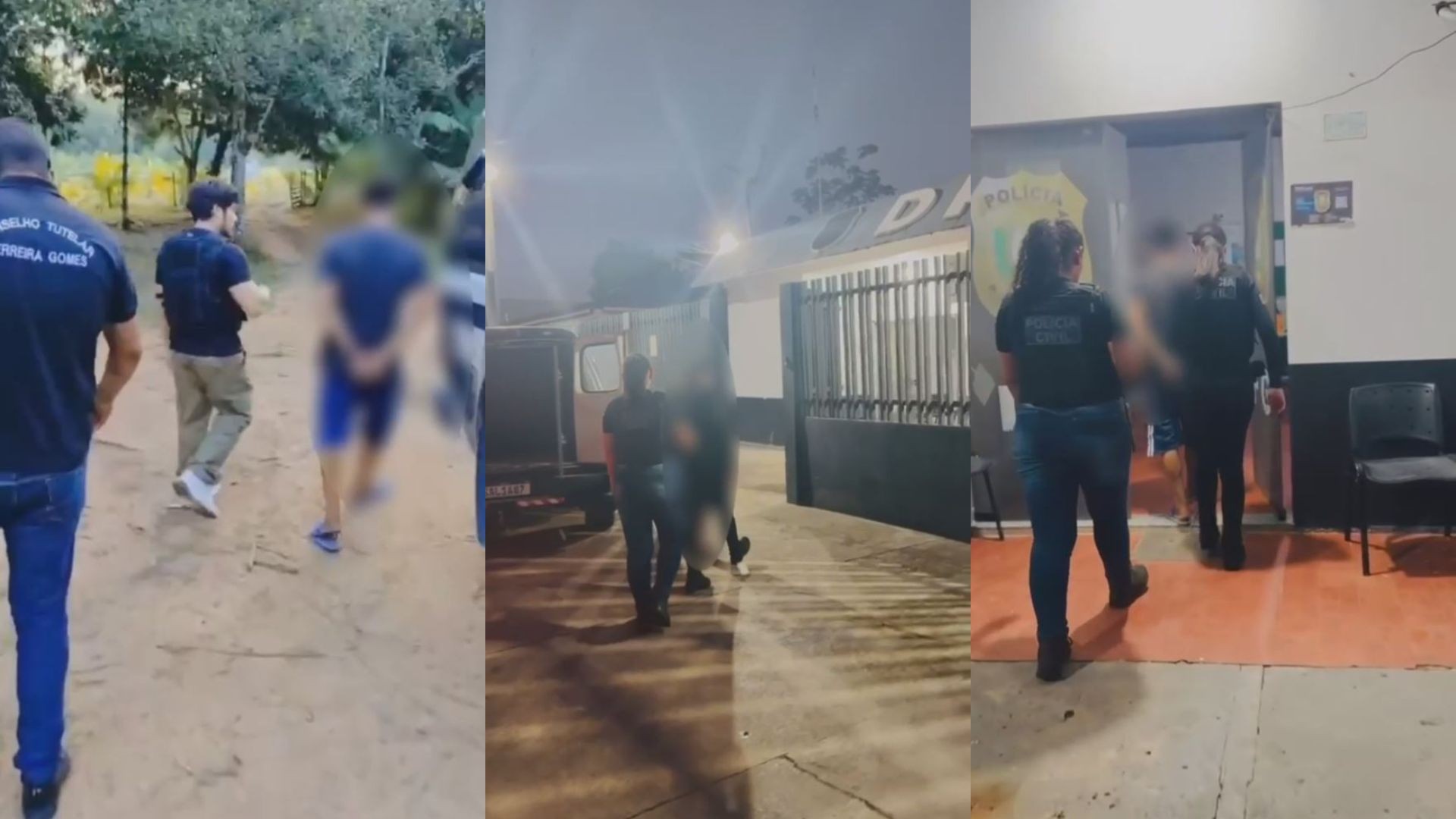 Homem é preso suspeito de abusar sexualmente da enteada de 11 anos em Ferreira Gomes, no AP