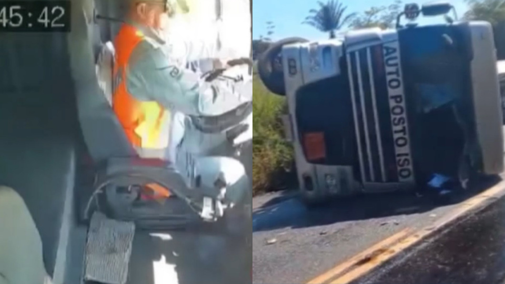 Motorista morre em colisão com caminhão de combustível no PA; VÍDEO mostra ele tentando desviar