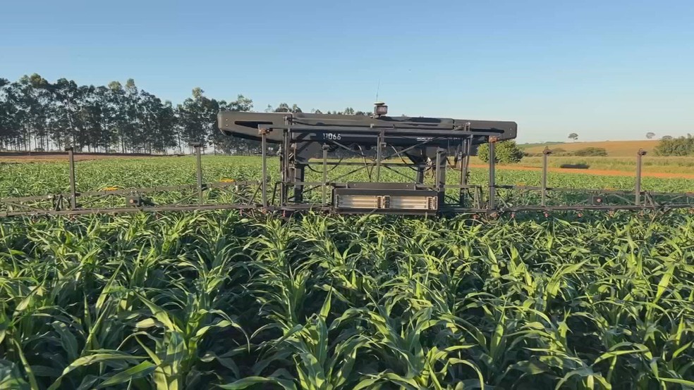 Novas tecnologias reduzem erros e desperdício no agro no interior de SP — Foto: Reprodução/TV TEM