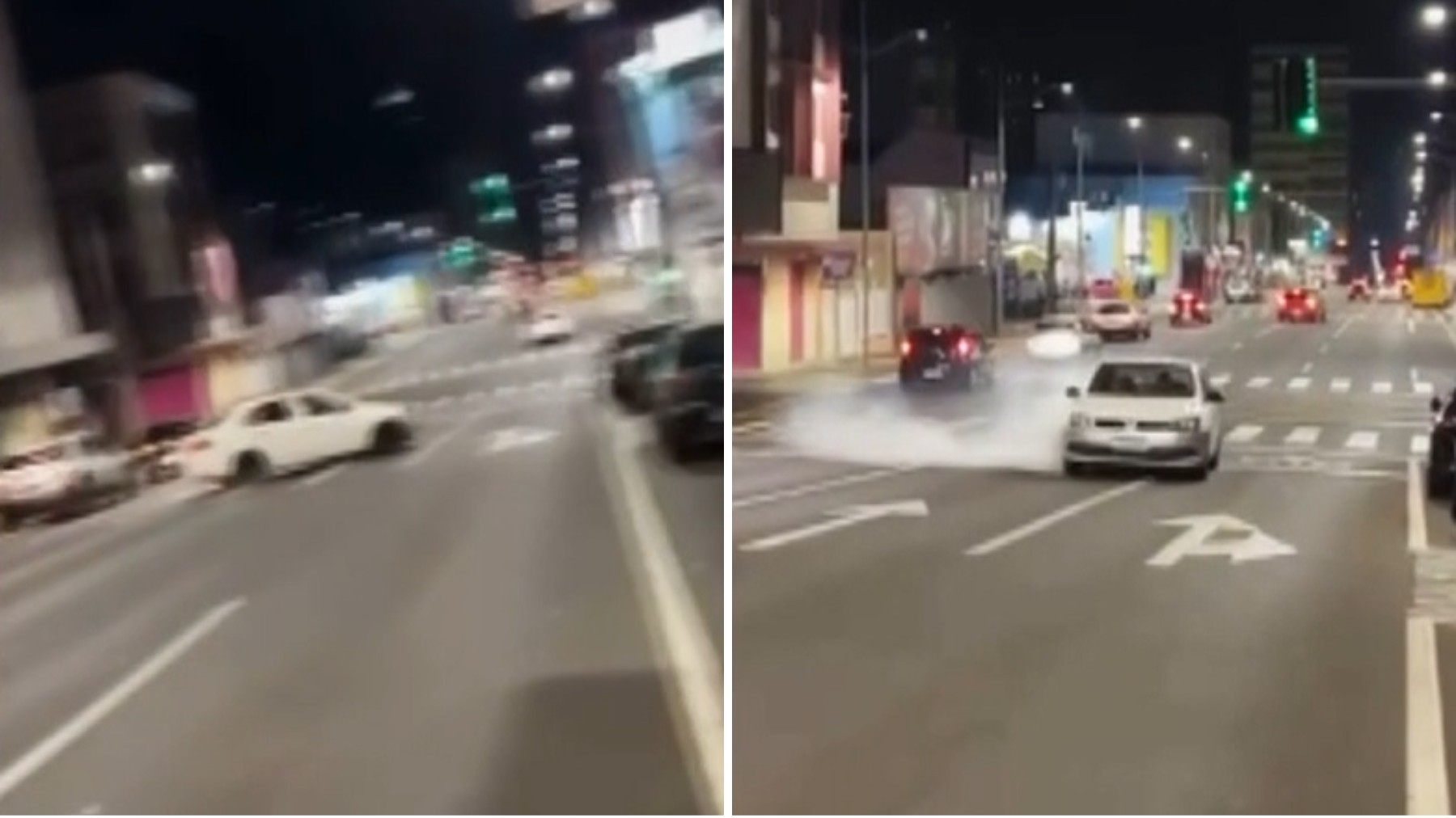 VÍDEO: motorista faz 'cavalinho de pau' no centro de cidade do PR e diz que agiu 'por molequice em momento de fúria' após brigar com a ex