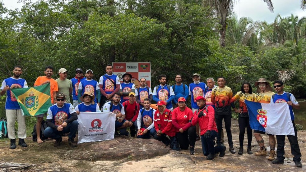 Grupo faz trilha de 24 km e refaz rota das tropas de Fidié entre Jenipapeiro e União — Foto: Reprodução