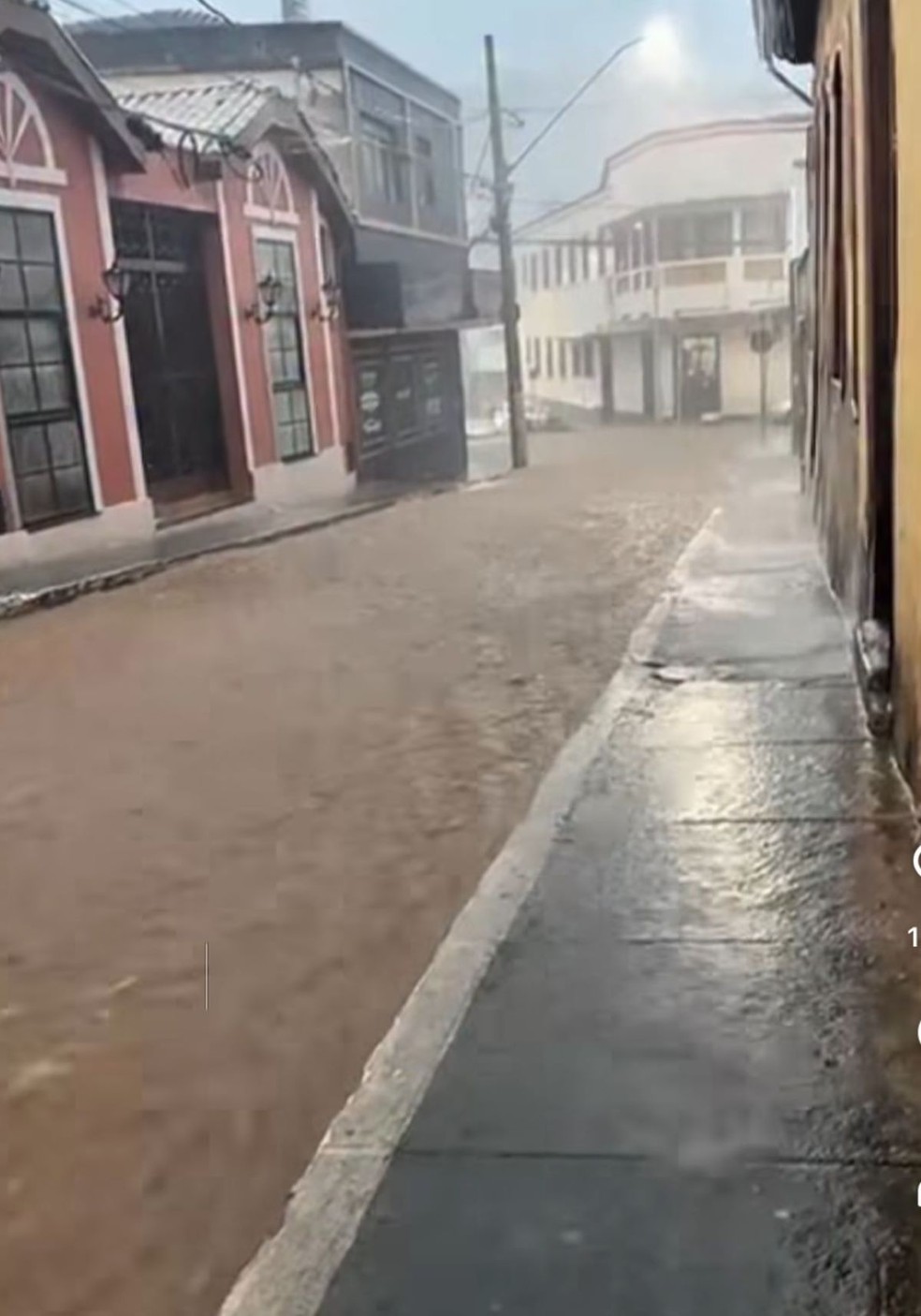 Chuva em Itapecerica -24-01-2026 — Foto: Reprodução/Redes Sociais