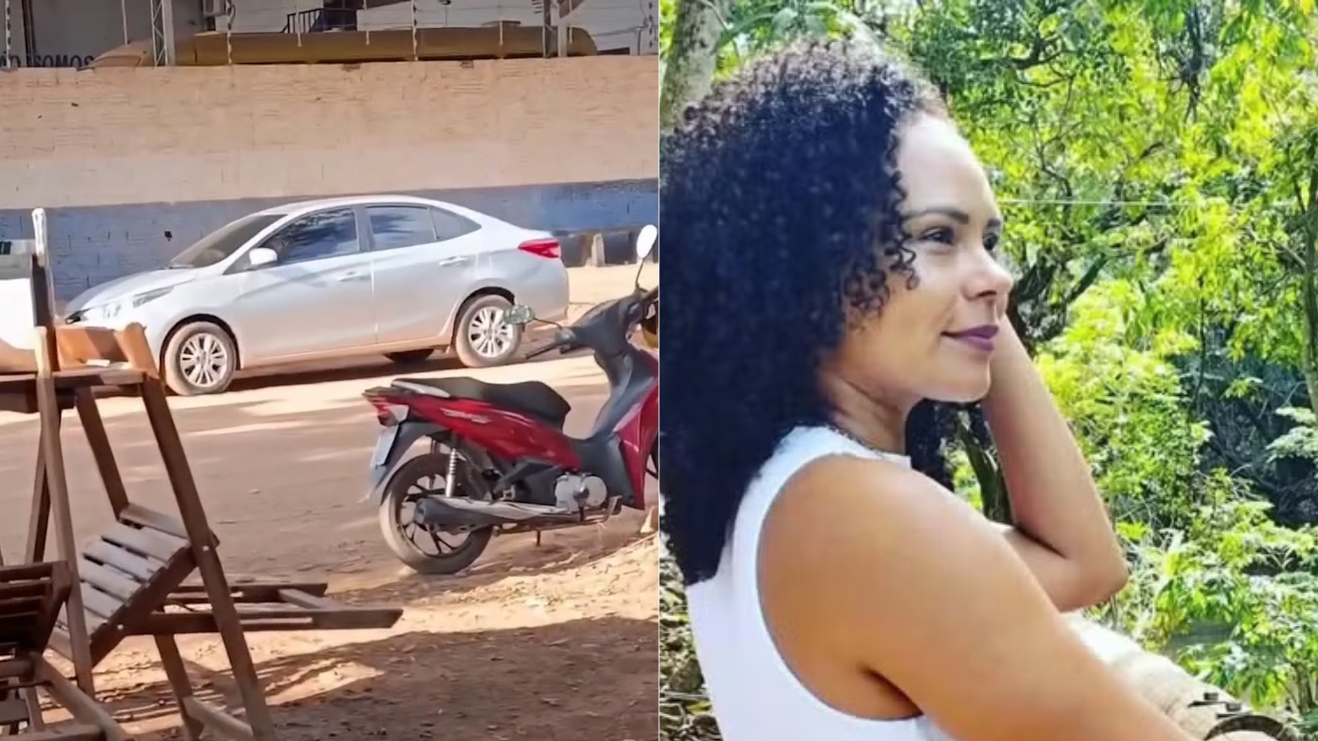 'Mulher levou um tiro': testemunha filma carro após disparo que matou PM em Imperatriz