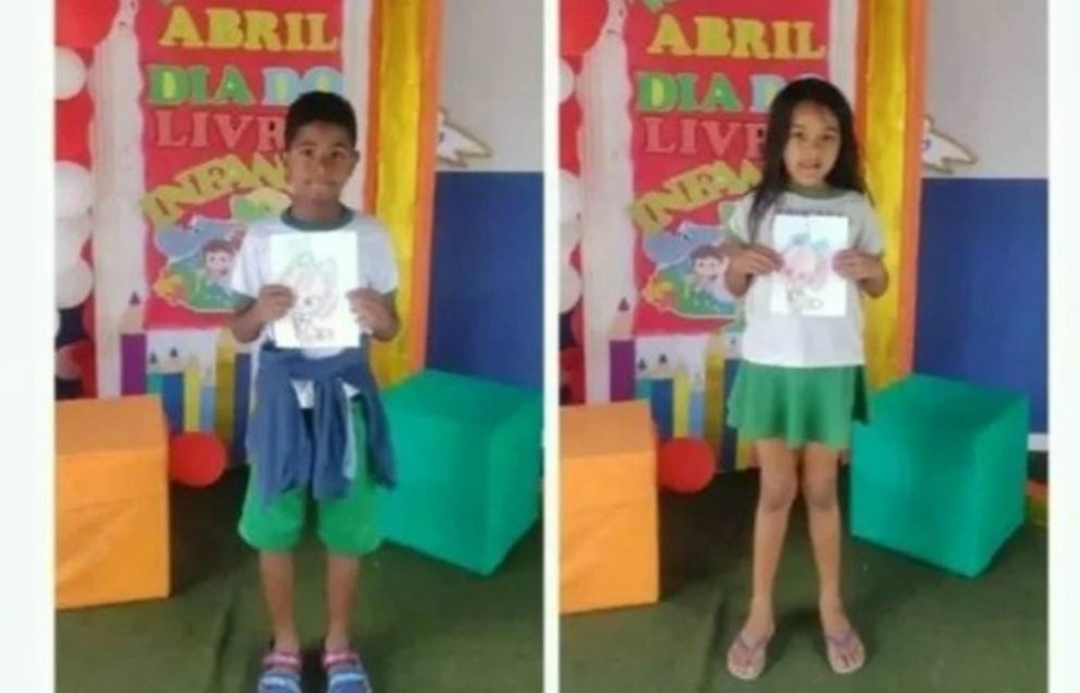 Crianças de oito anos morrem atropeladas por picape e condutor foge no Sul do Piauí — Foto: Arquivo pessoal