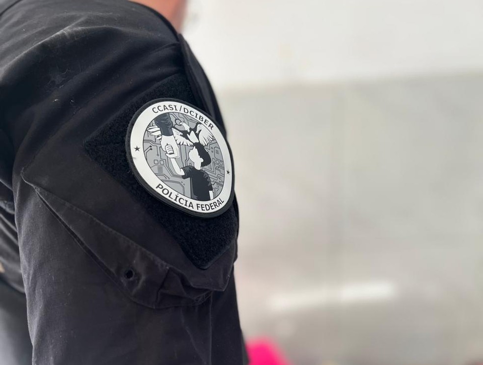 PF cumpriu mandado de busca e apreensão na residência do suspeito de armazenar conteúdo de abuso sexual infanto-juvenil — Foto: Divulgação/PF