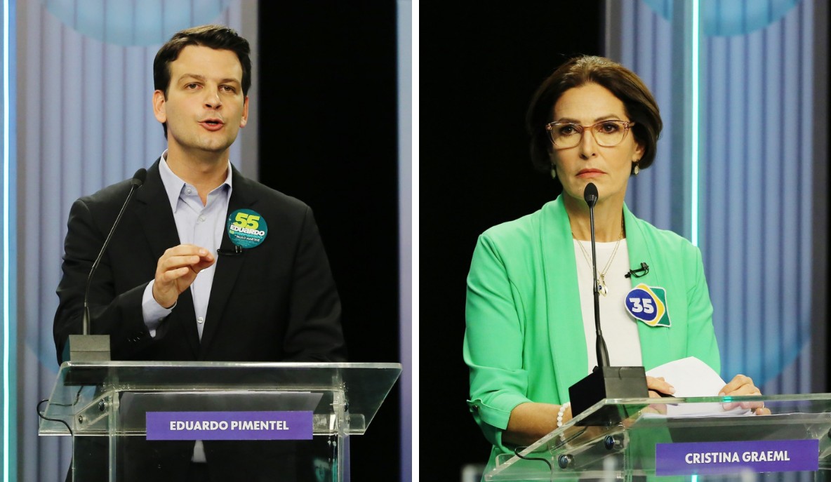 Eduardo Pimentel e Cristina Graeml disputam 2º turno em Curitiba