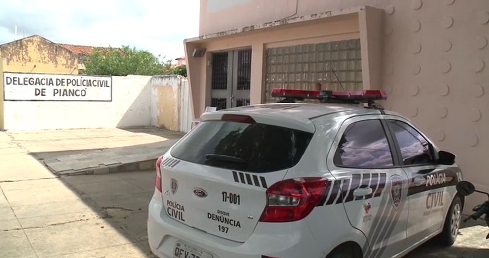 Delegacia de Piancó, PB — Foto: TV Paraíba/Reprodução