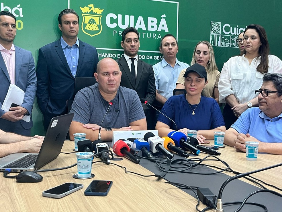 Abilio destacou que a prefeitura renegociou R$ 2,3 bilhões em dívidas trabalhistas e previdenciárias — Foto: Camila Freitag/TVCA