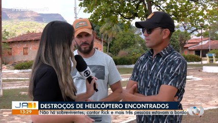 Família do cantor Rick se manifesta após destroços de helicóptero serem encontrados