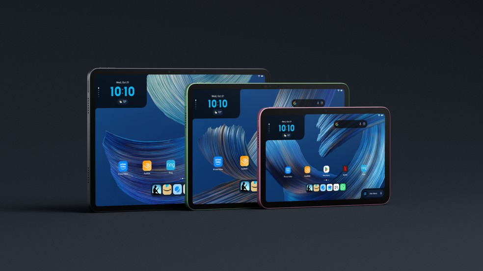 Tablet Amazon Alexa 12 Pro: projetado para trabalhar tanto quanto para entreter — Foto: Divulgação/Reprodução Amazon