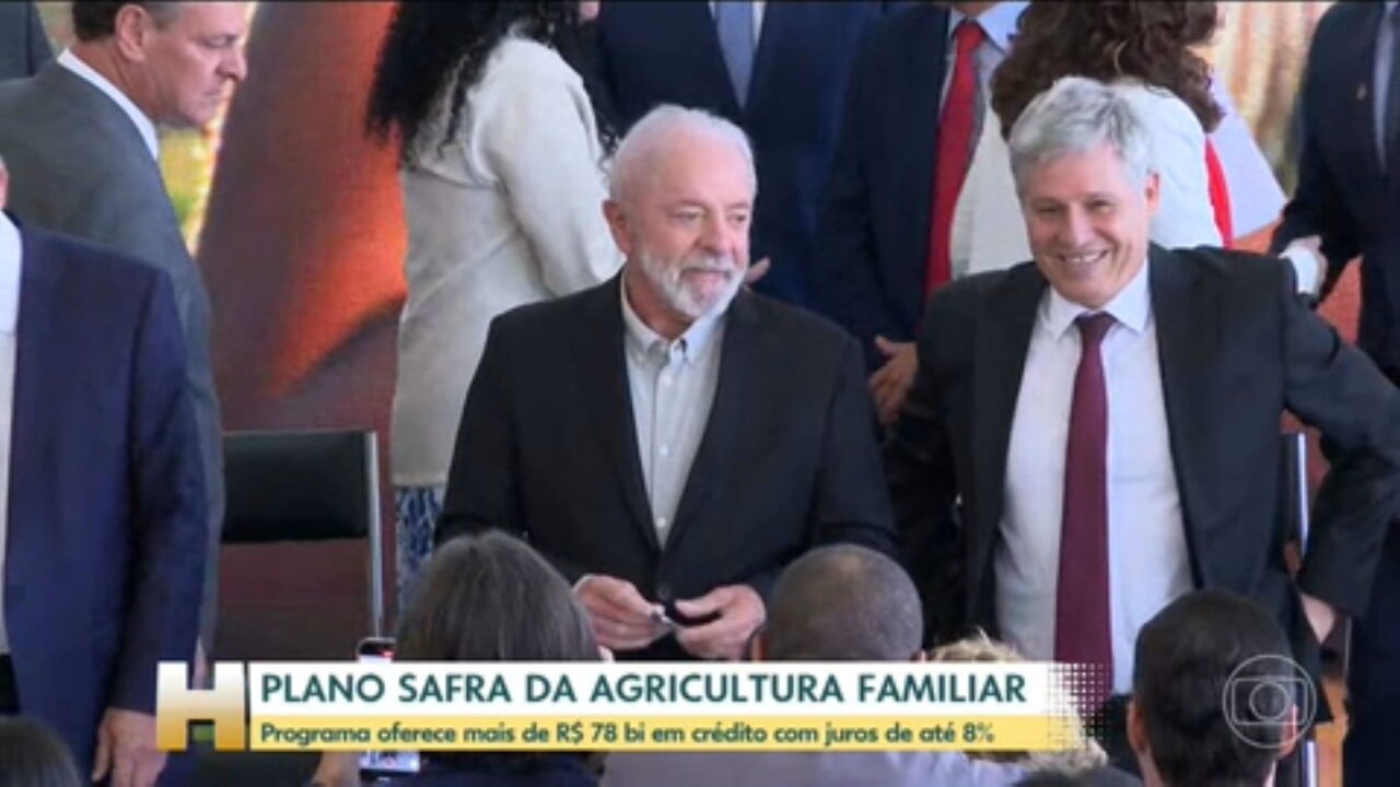 Lula lança Plano Safra com previsão de R$ 516 bilhões para produtores rurais de médio e grande porte