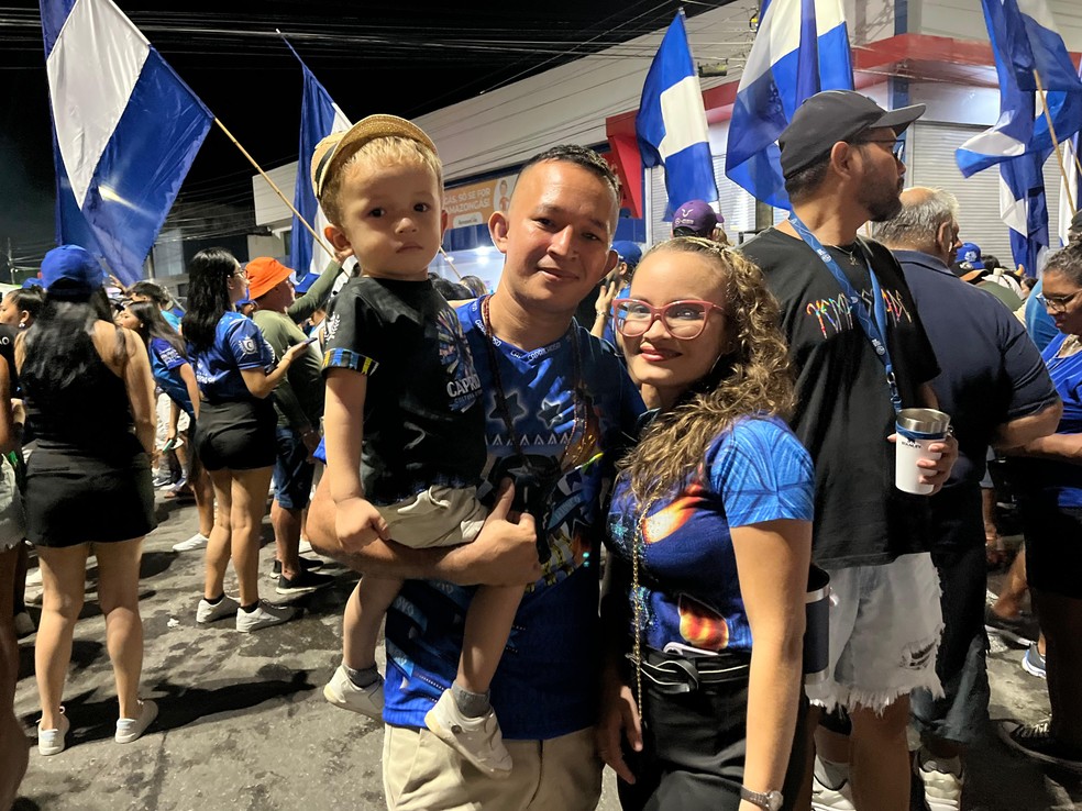 Casal de conheceu no Boi de Rua em 2014 — Foto: Daniel Landazuri, g1 AM