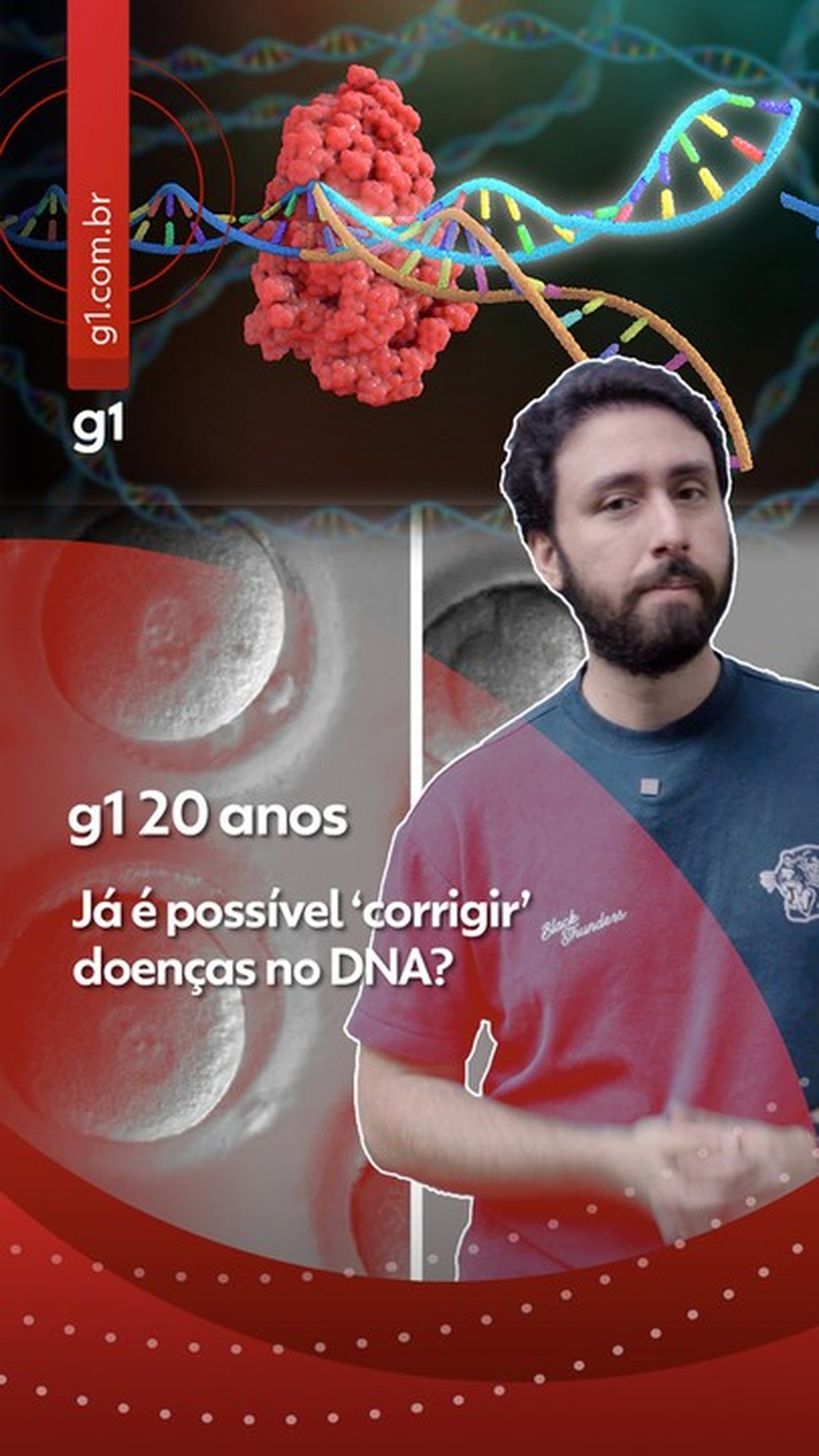 g1 20 anos: como a edição genética pode mudar tratamentos do câncer às doenças hereditárias