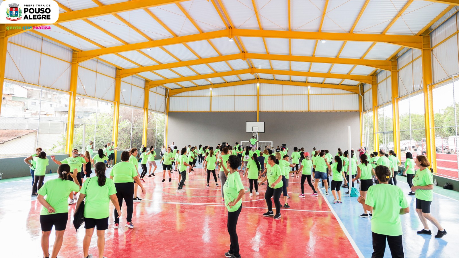 Pouso Alegre leva ginástica gratuita a 15 pontos da cidade
