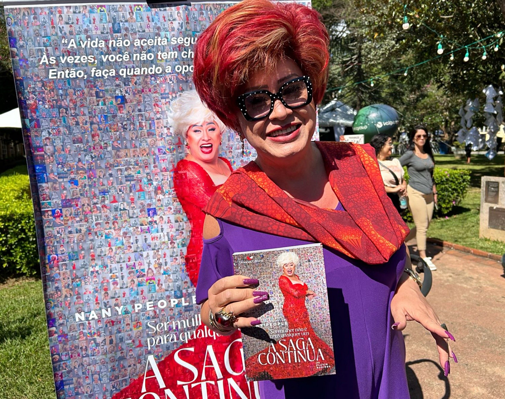 Nany People lança livro sobre sua vida depois dos 50 na Flipoços: ‘etarismo não me pega’