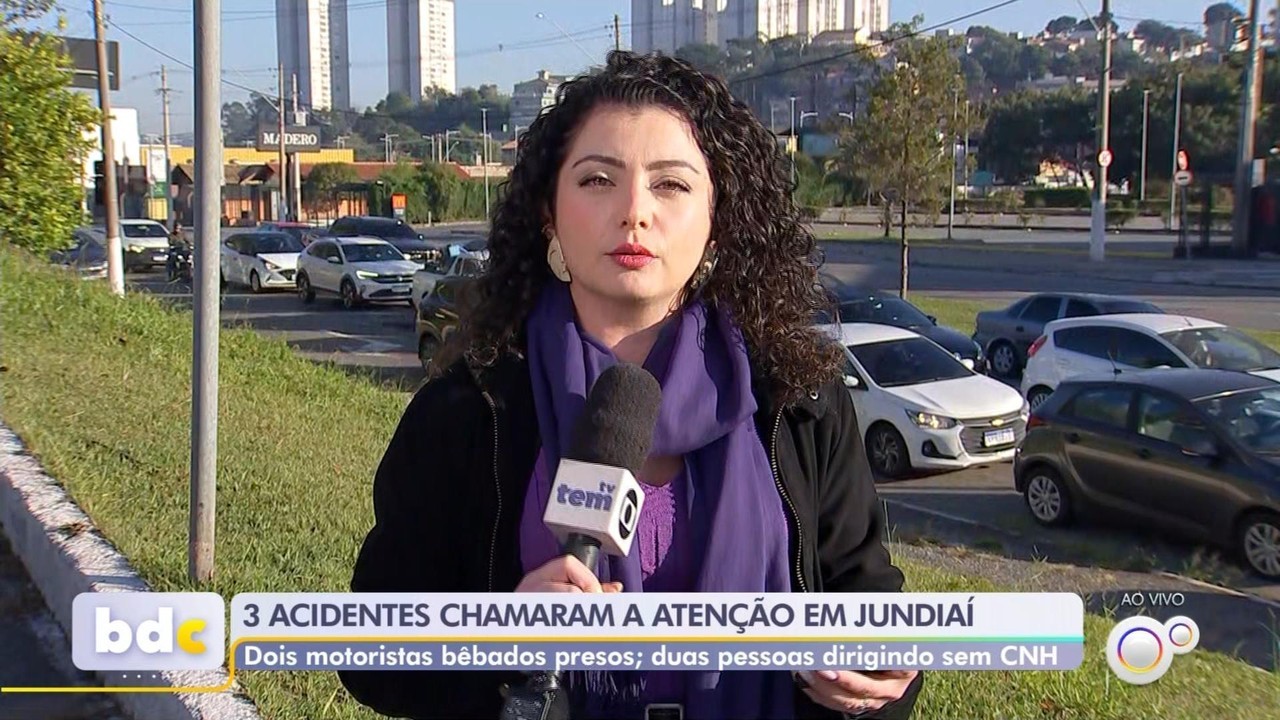 Motorista sem CNH é preso por embriaguez ao volante após bater em carros estacionados em Jundiaí
