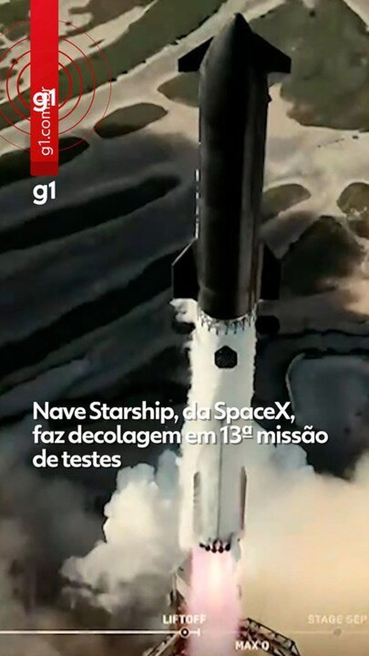 SpaceX se prepara para realizar primeiro voo orbital de seu megafoguete Starship