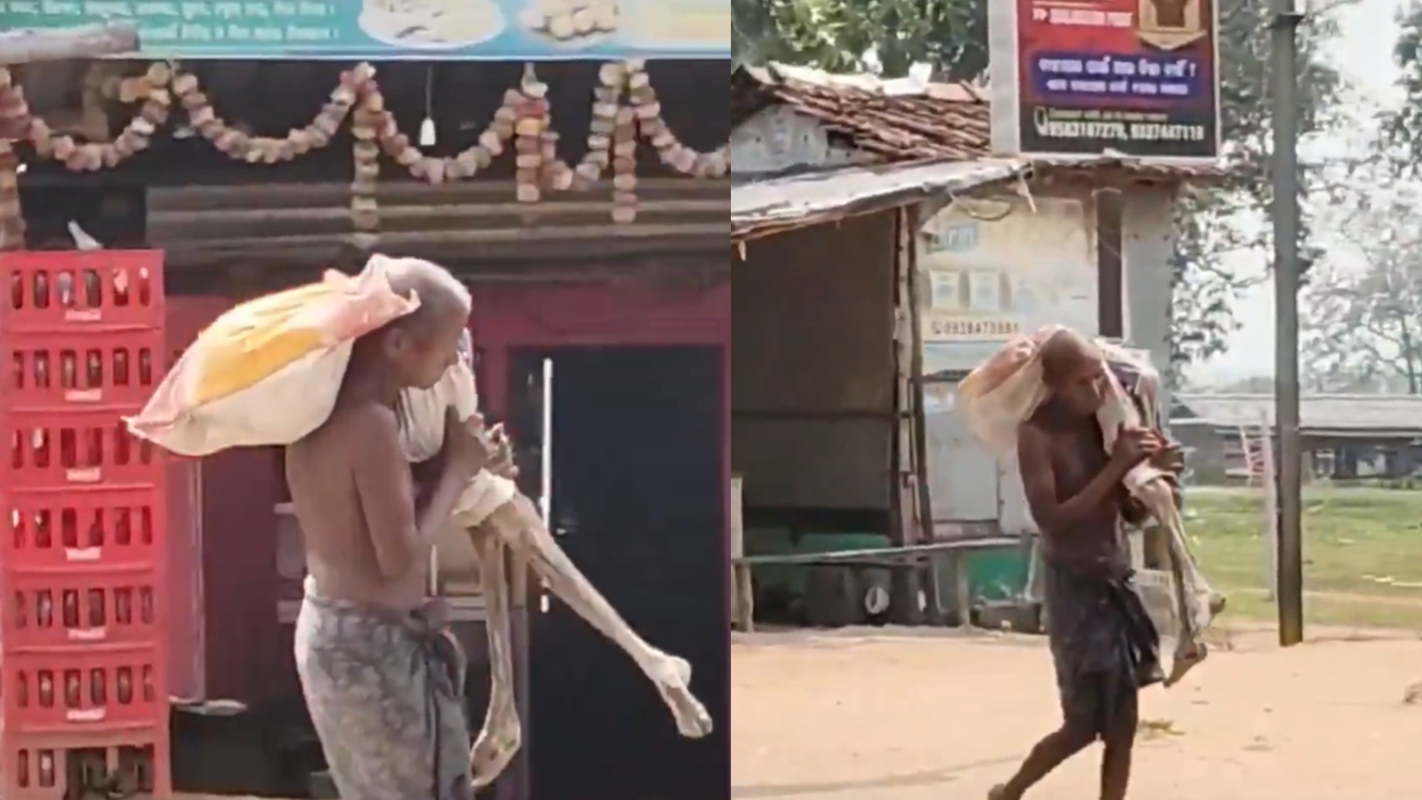 É #FATO: Homem desenterra irmã e leva esqueleto ao banco para sacar dinheiro na Índia