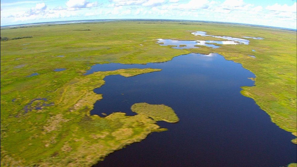 Imagem de trecho do Rio Paraguai percorrido durante expedição — Foto: Eunice Ramos/TVCA