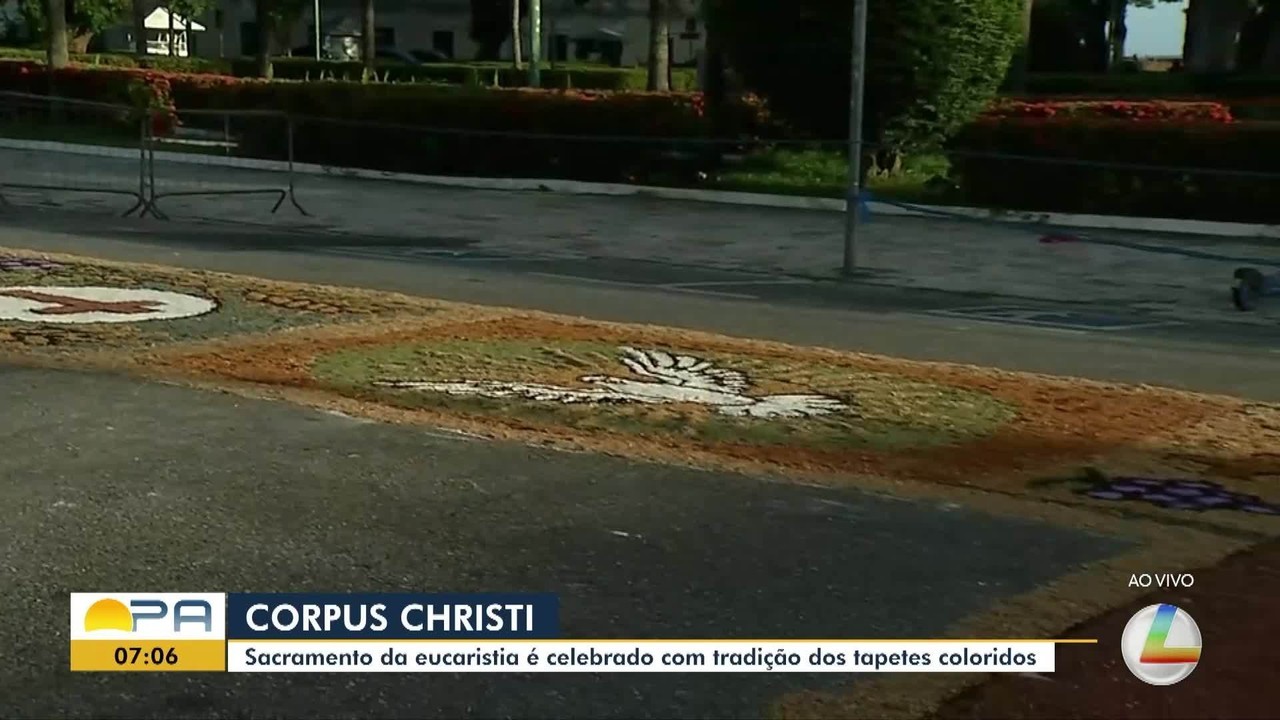 Corpus Christi: fiéis celebram com tapetes e procissões no Pará