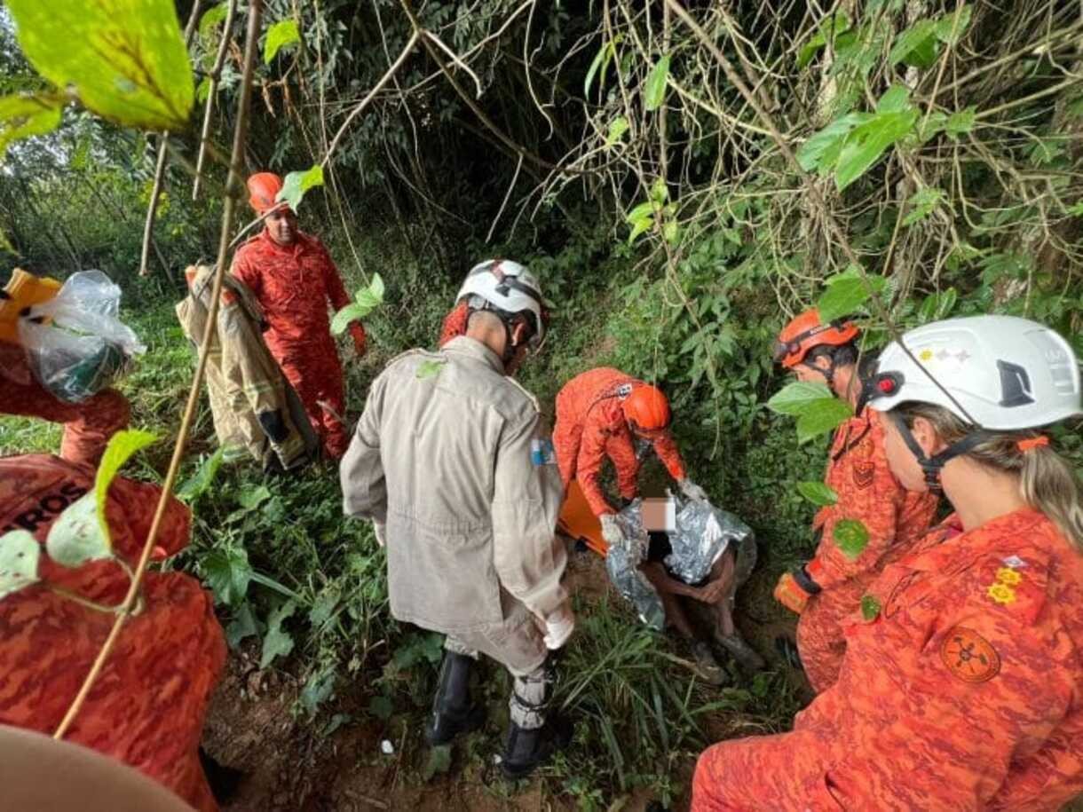 Idoso desaparecido é encontrado em mata após três dias em Volta Redonda