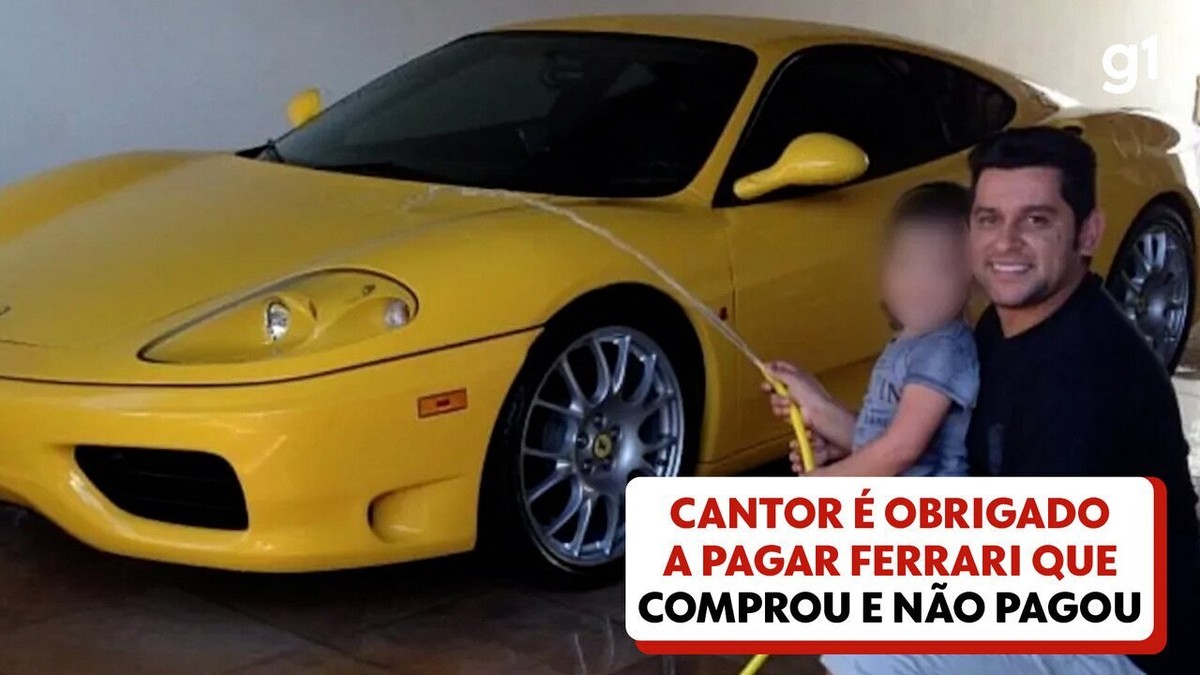 Cantor sertanejo Léo Magalhães é obrigado a pagar Ferrari que comprou e não quitou, em Goiânia