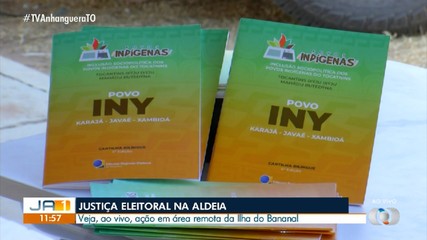 Justiça Eleitoral leva ação aos indígenas da Ilha Bananal