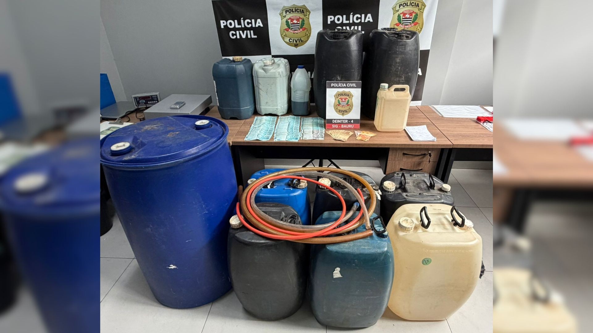 Homem é preso suspeito de venda ilegal de combustível e agiotagem em Bauru