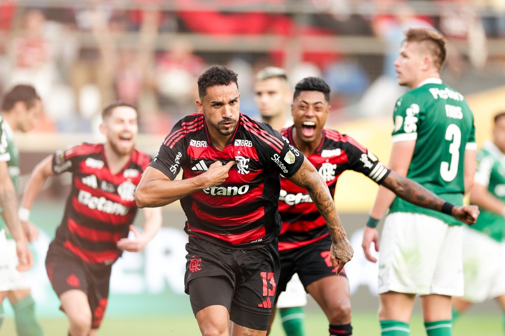 Danilo após fazer o único gol do Flamengo — Foto: Divulgação