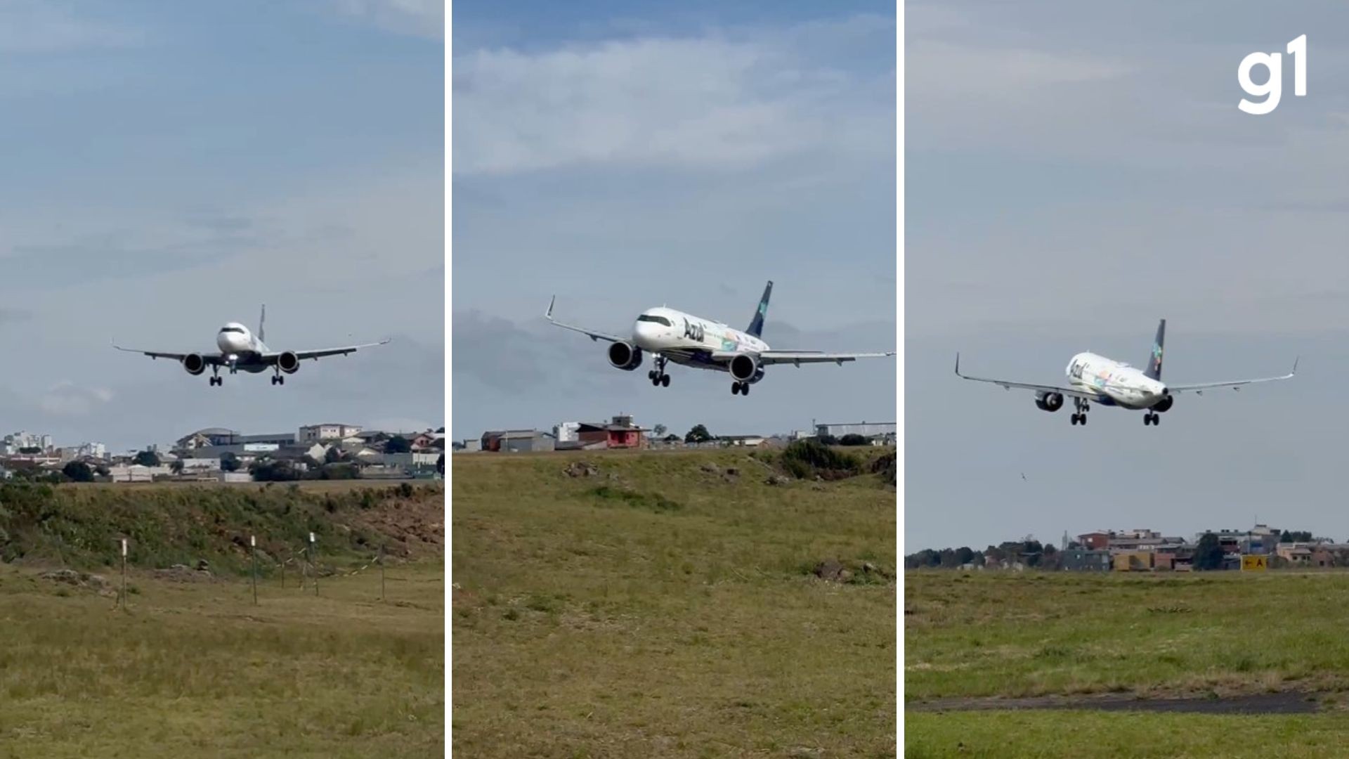 Vento forte faz avião arremeter no aeroporto de Caxias do Sul; pouso é desviado para Porto Alegre