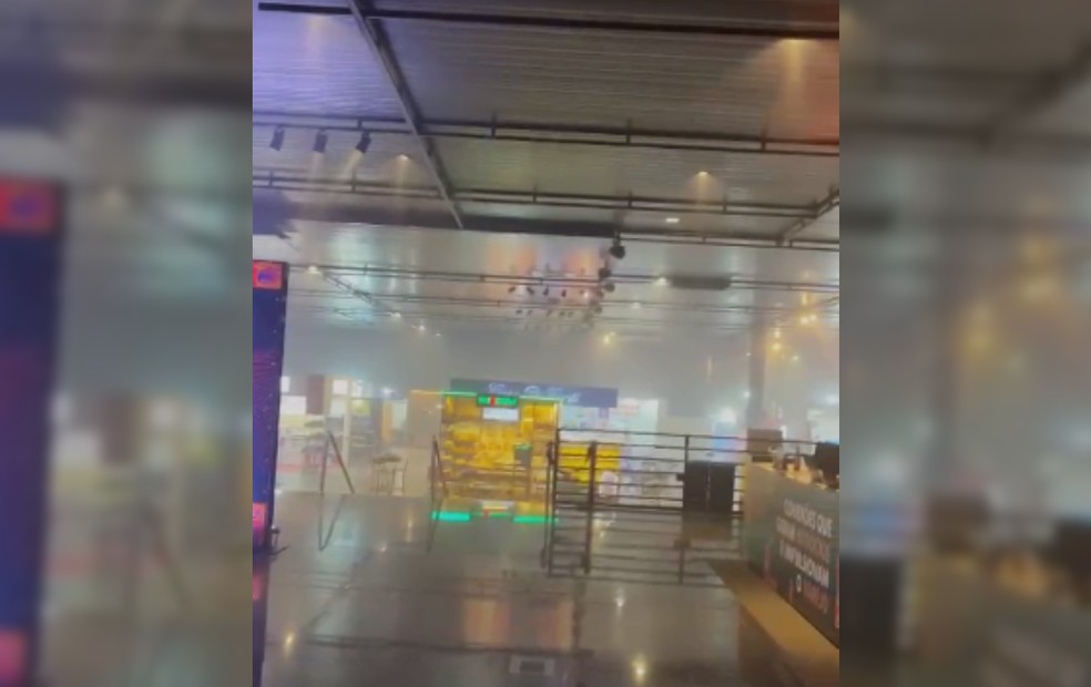 Princípio de incêndio interrompe APAS Experience em Marília — Foto: Arquivo Pessoal