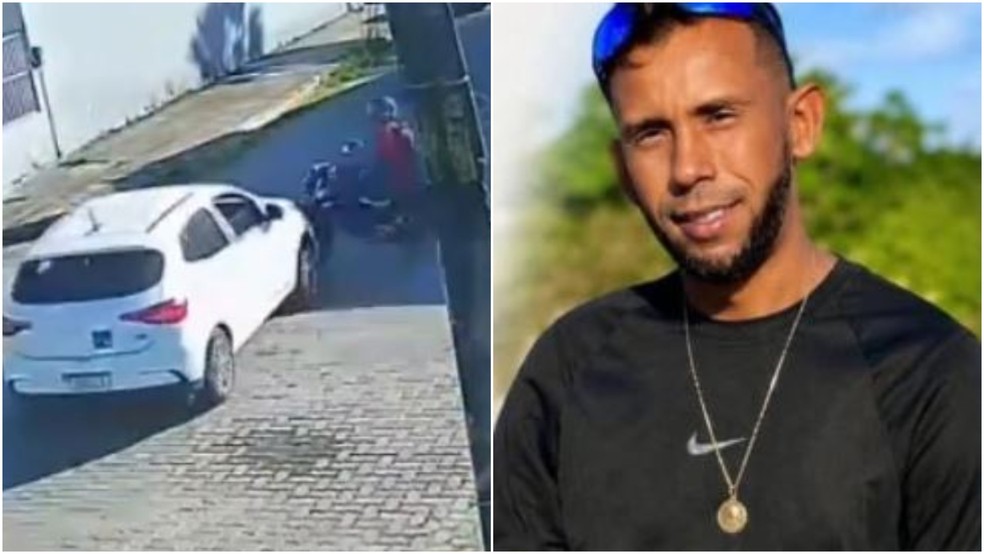 Wildesney Feitosa Silvino morreu após bater a moto em um carro a caminho do trabalho, em Fortaleza. — Foto: Reprodução