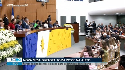 Nova mesa diretora toma posse na AL-TO; saiba mais