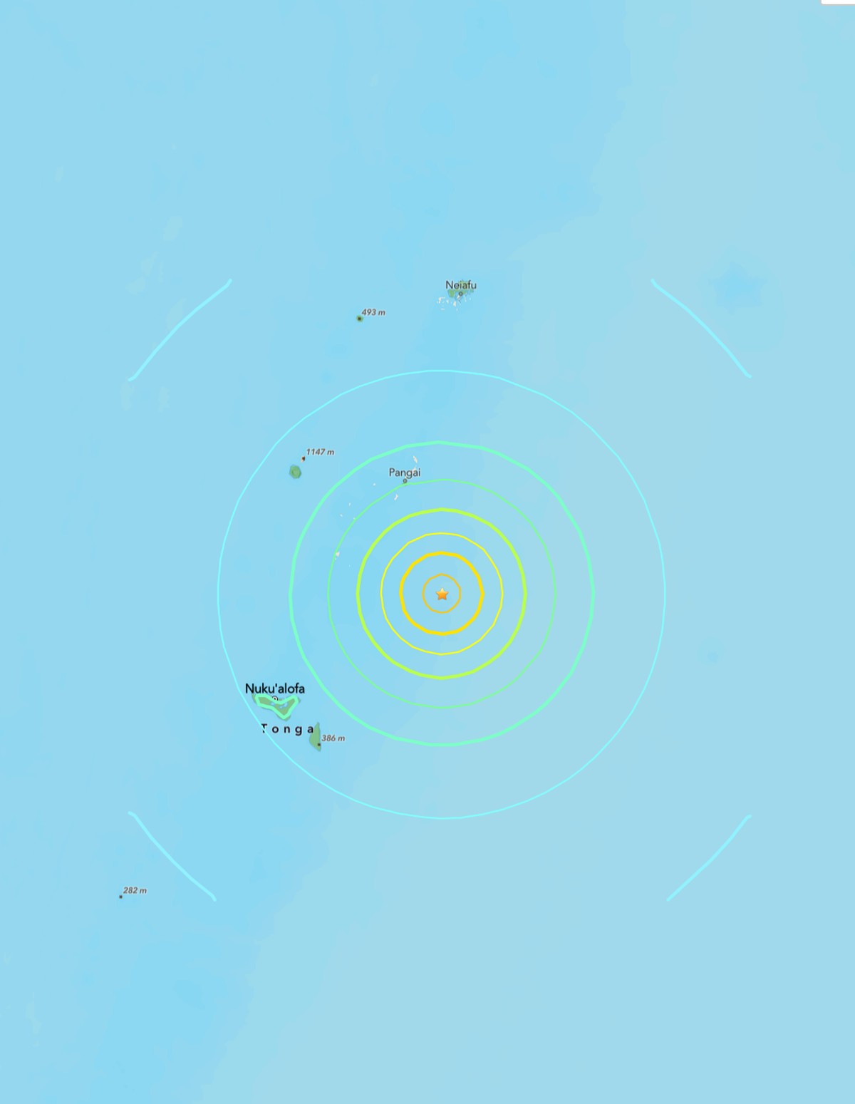 Terremoto de magnitude 7,1 atinge a costa de Tonga