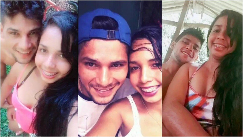 Fabiana teve um relacionamento de vários anos com Jerder Pereira e estava grávida quando ele morreu — Foto: Arquivo pessoal