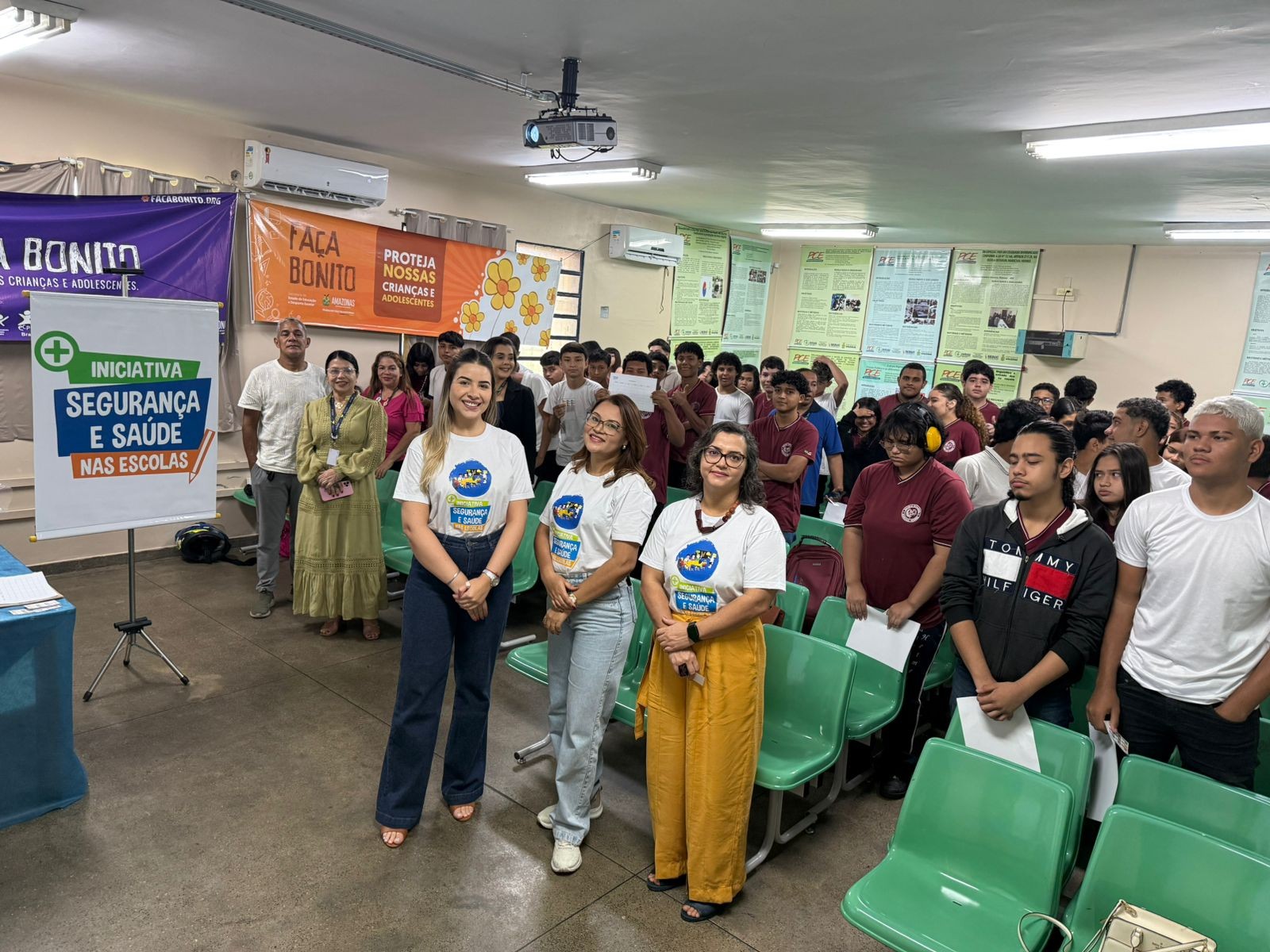 Evento nacional promove cultura de prevenção e saúde em escola pública de Manaus